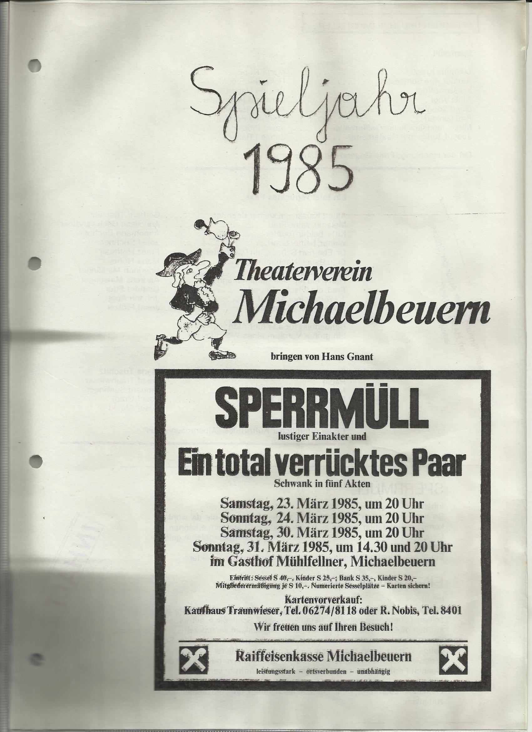 TV 1985 Spermull und Ein to tal verrücktes Paar0001