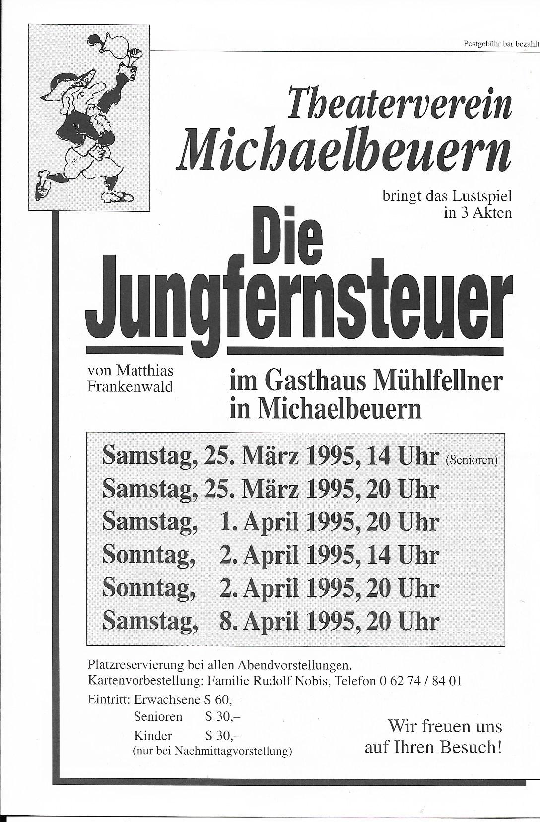 Die Jungfern - steuer - 1